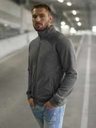 Pánska Mikina Tmavo-Sivá OZONEE JS/2002Z