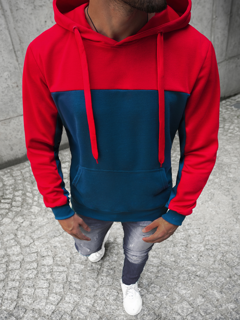 Pánska Mikina Námornícka Modrá OZONEE JS/JZ11058