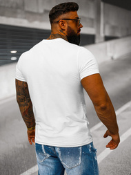 Pánske Tričko Biele OZONEE JS/712005Z