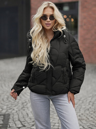 Dámska bunda čierna OZONEE JS/5M3336/392Z