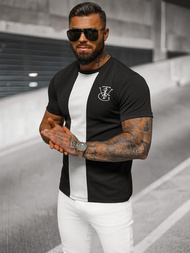 Pánske Tričko Čierne OZONEE O/L1184