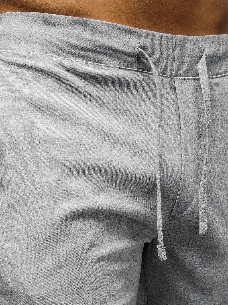 Pánske chino nohavice Sivé OZONEE DJ/5539