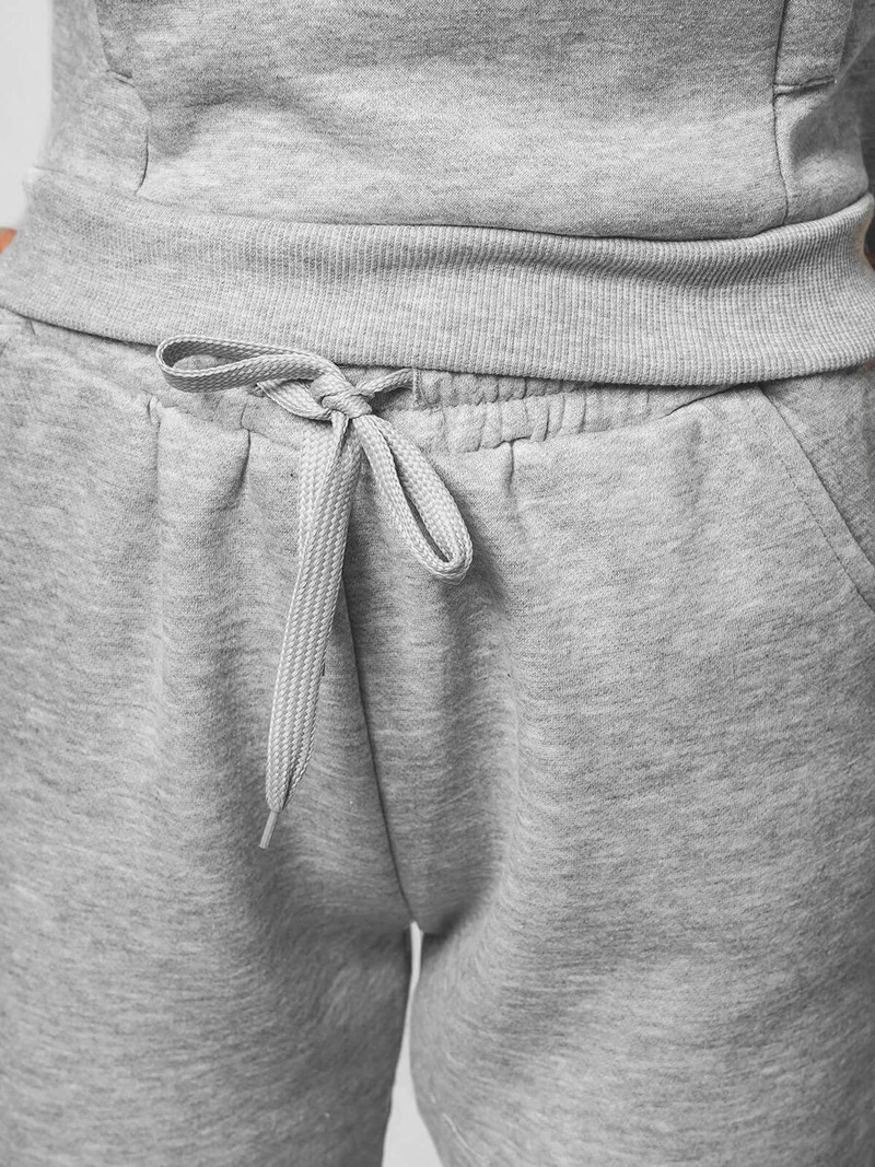 Dámska dvojdielna tepláková súprava sivý OZONEE JS/8C70/2