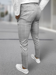 Pánske chino nohavice sivé OZONEE DJ/5522Z