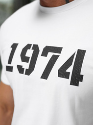 Pánske Tričko Biele OZONEE NB/MT3130