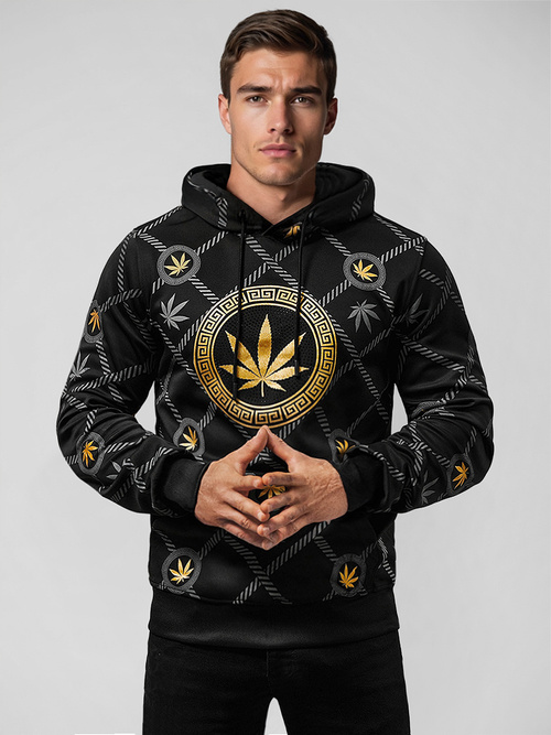 Pánska Mikina Čierna OZONEE O/B267