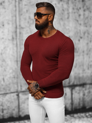 Pánsky Sveter Tmavo Bordový OZONEE NB/MMB602/7Z