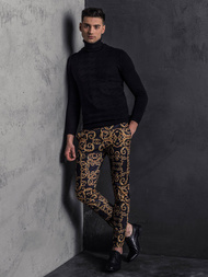 Pánske chino nohavice Námornícke Modré OZONEE DJ/5595