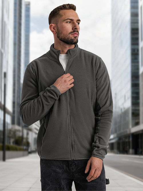 Pánska Mikina Grafitová OZONEE JS/HH016/5