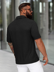 Pánska Polokošeľa Čierné OZONEE O/YN2/593