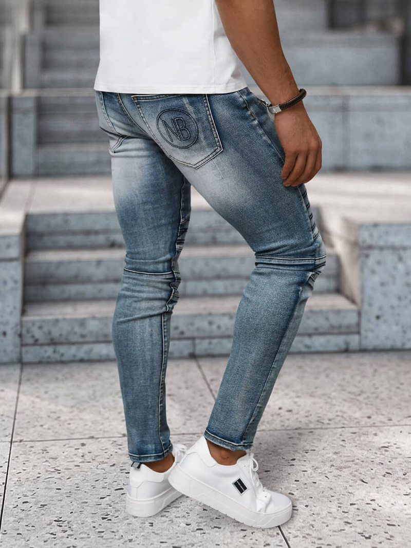 Pánske rifle modré OZONEE NB/MP0094BSZ