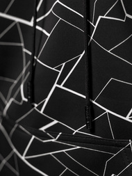 Pánska Mikina Čierna OZONEE JS/8B1235/3