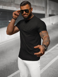 Pánske Tričko Čierne OZONEE NB/MT3111