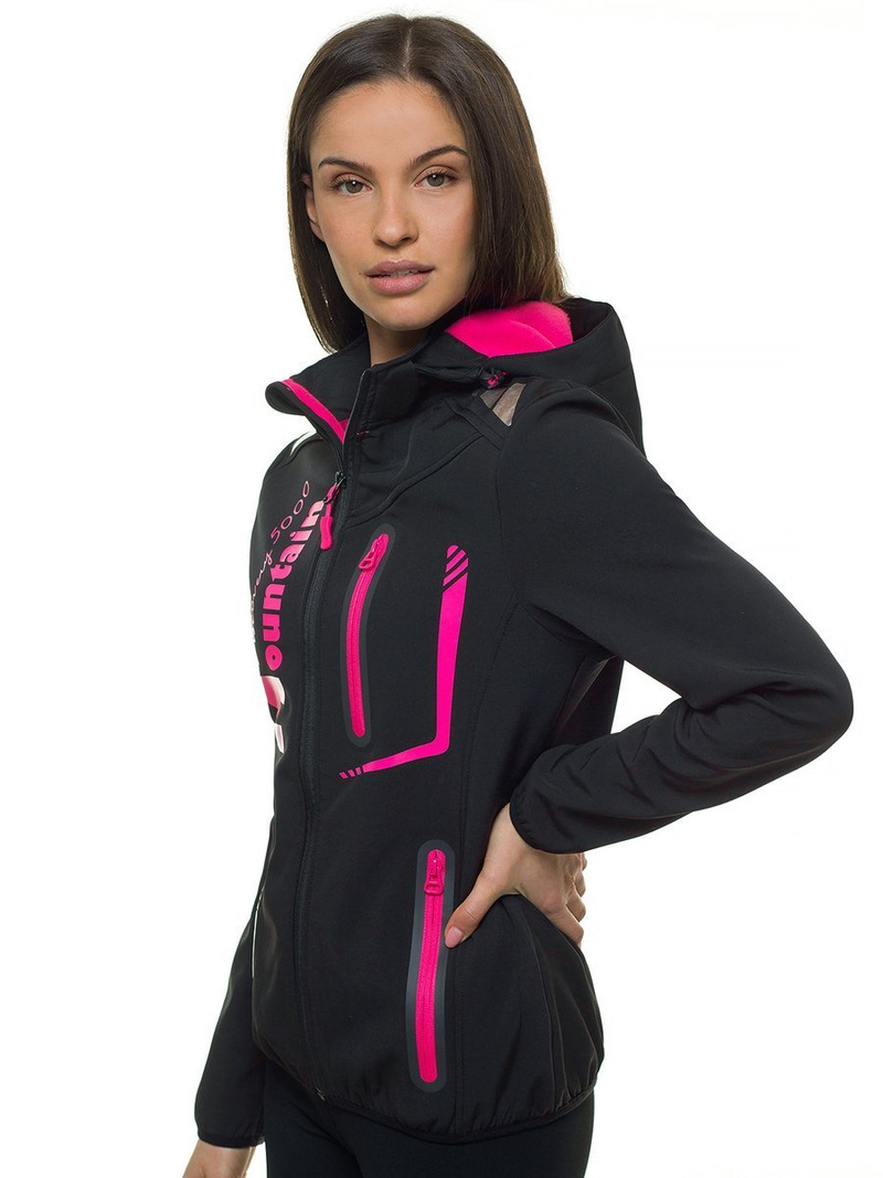 Dámska Bunda Softshell Čierna OZONEE JS/HH030/1
