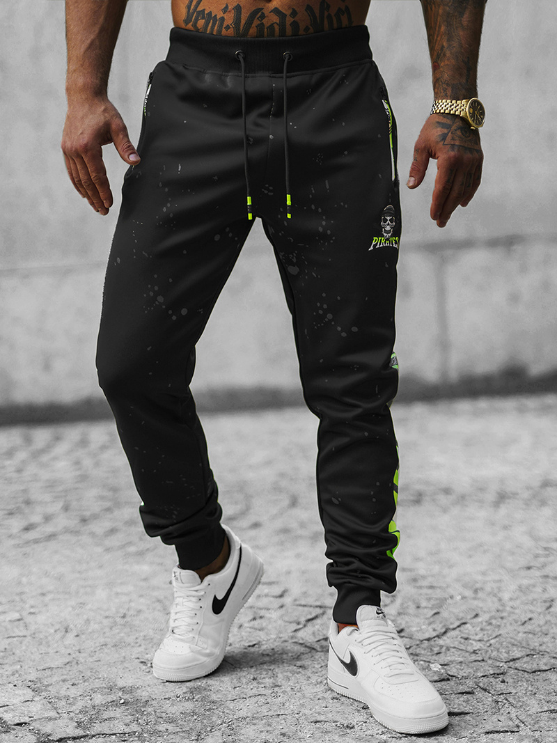 Pánske Tepláky Čierne OZONEE JS/K10232Z