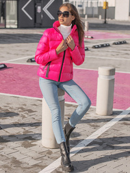 Dámska Bunda ružová OZONEE JS/M23061/1Z