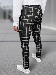 Pánske Chino Nohavice Čierne OZONEE DJ/5522Z