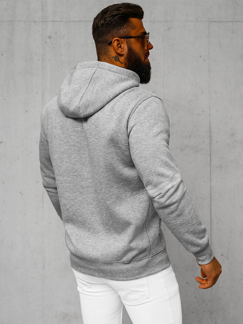 Pánska Mikina Sivá OZONEE JS/2008Z