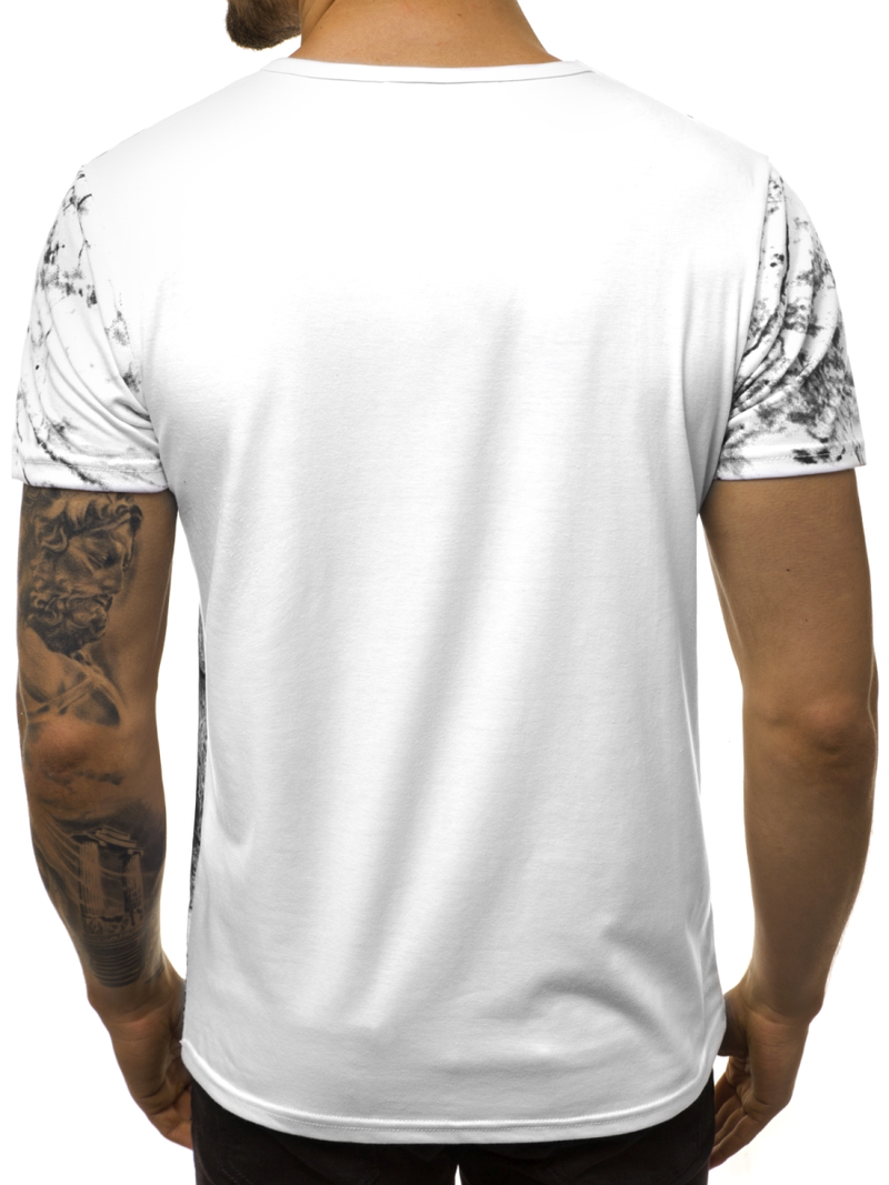 Pánske Tričko Biele OZONEE JS/SS10921