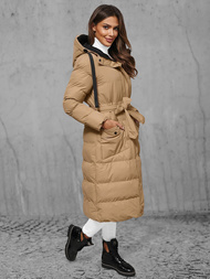 Dámska bunda camelová OZONEE JS/5M3178/84