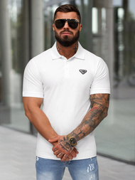 Pánska Polokošeľa Bielé OZONEE NB/MT3122