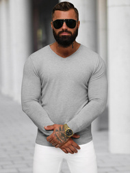 Pánsky Sveter Sivý OZONEE NB/MMB601/2Z