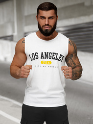 Pánske Tielko Biele OZONEE JS/8B1715/1Z