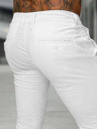 Pánske Nohavice Biele OZONEE BL/SK222/2