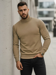 Pánsky Sveter Camelový OZONEE V/V24503