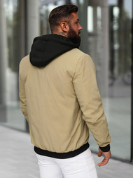 Pánska Bunda Béžová OZONEE JS/62M9502/62