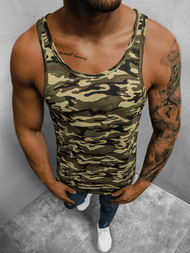 Pánske tielko Maskáčové-Zelené OZONEE O/BL115