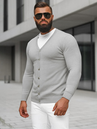 Pánsky Sveter Sivý OZONEE NB/MM6006/2Z