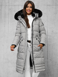 Dámska bunda sivé OZONEE O/W377