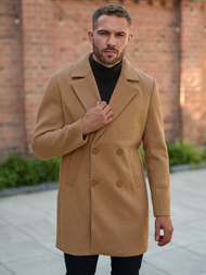 Pánsky kabát camelový OZONEE JS/11Z8269