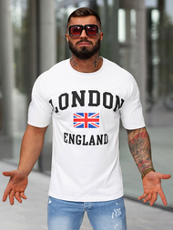 Pánske Tričko Biely OZONEE JS/8B1373/1