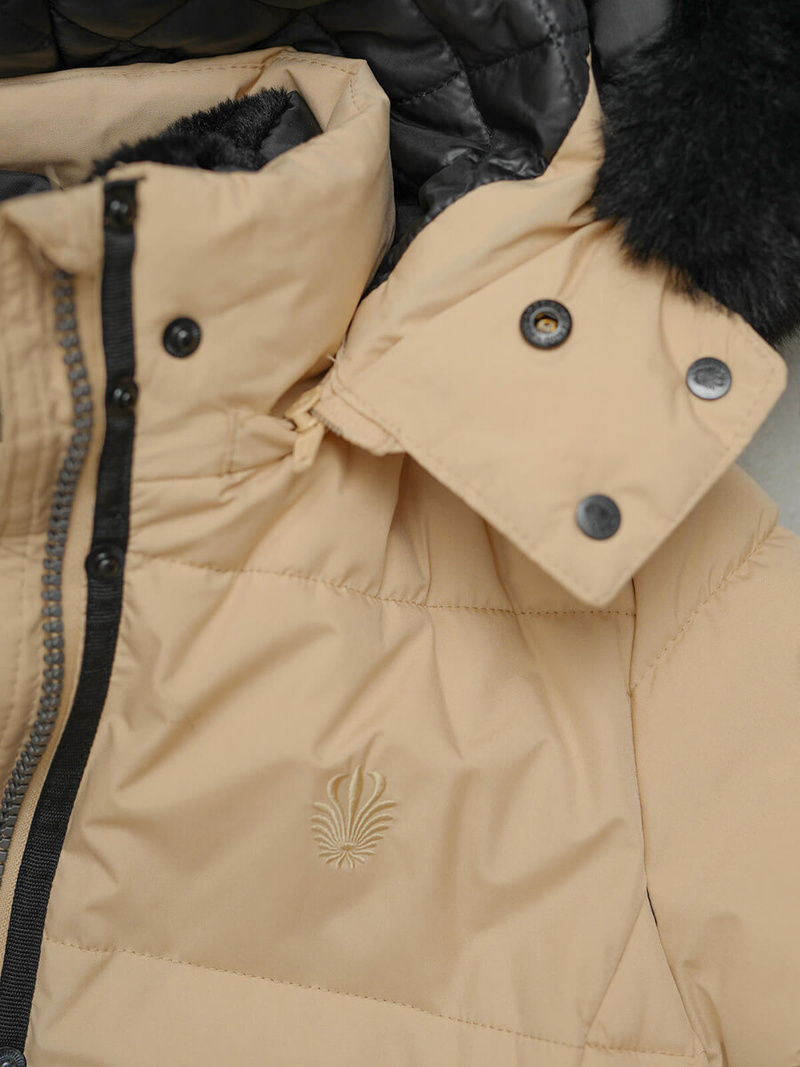 Dámska bunda béžová OZONEE O/W377