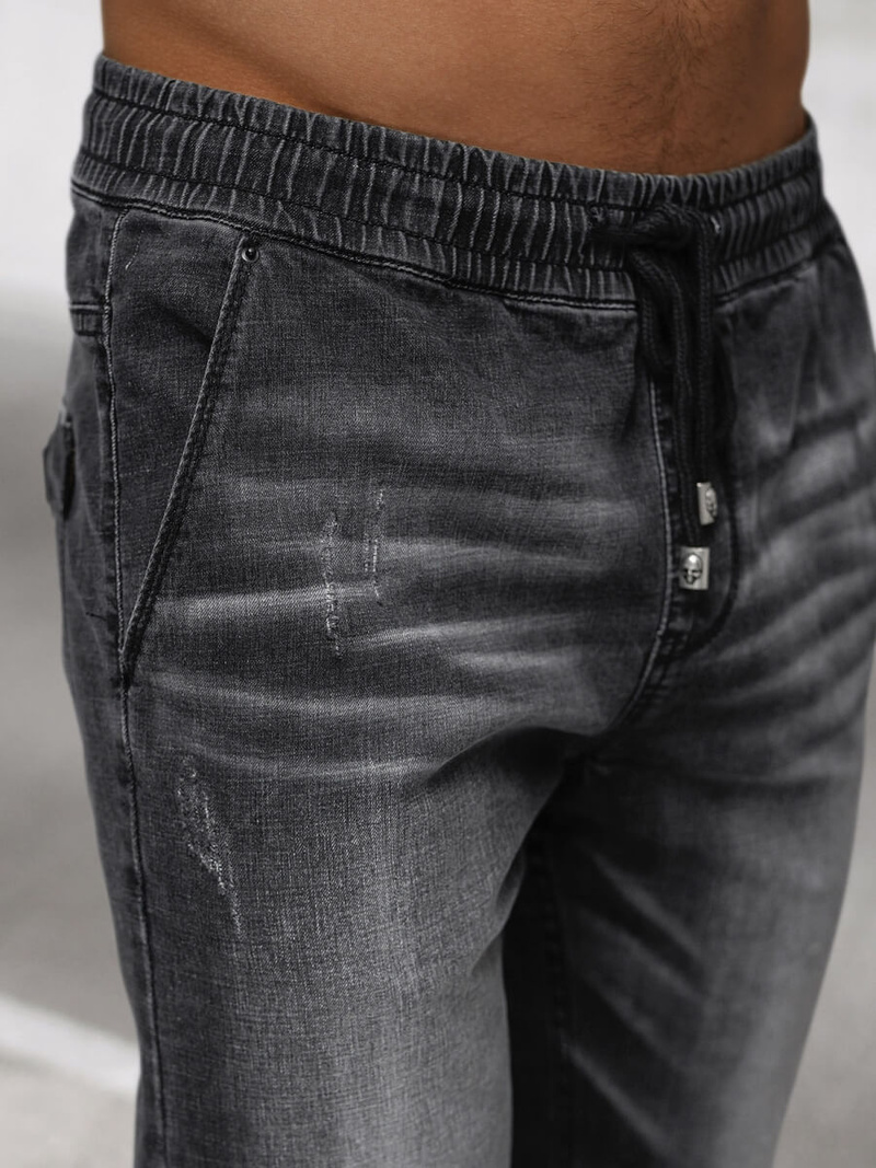 Pánske Jogger Nohavice Čierne OZONEE NB/MP0135N