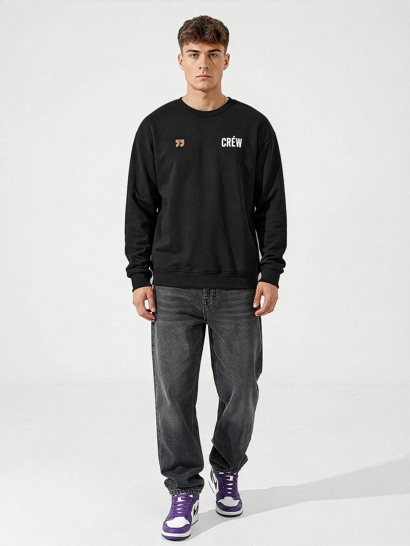 Pánska Mikina Čierna OZONEE JS/65B3917/3Z