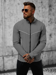 Pánska Bunda Sivá OZONEE JS/M10302