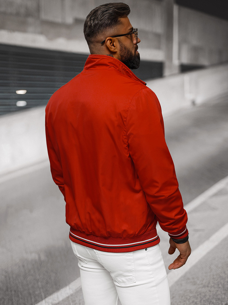 Pánska Bunda Červená OZONEE JS/5M3110/270Z