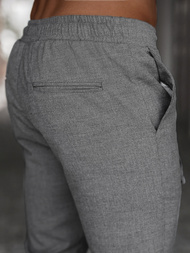 Pánske chino nohavice Tmavo-sivé OZONEE DJ/5539Z