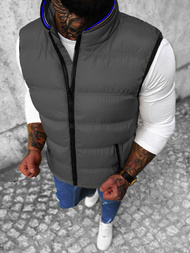 Pánska Vesta Sivá OZONEE N/7131