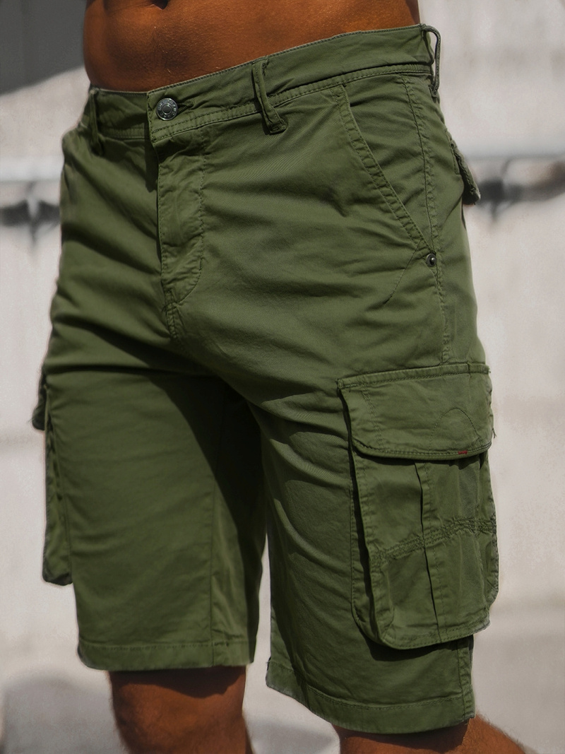 Pánske Chino Kraťasy Zelené OZONEE T/XX160086/3