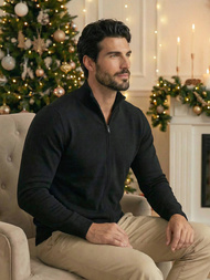 Pánsky Sveter Čierny OZONEE NB/MM6004/4Z