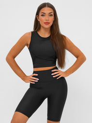 Dámska športová podprsenka čierna OZONEE JS/17K596/3