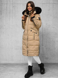 Dámska bunda béžová OZONEE O/W377