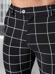 Pánske Chino Nohavice Čierne OZONEE O/P4009Z