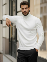 Pánsky Sveter Biele OZONEE V/V24504