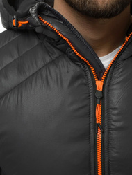 Pánska Bunda grafitová OZONEE JS/KS2001K