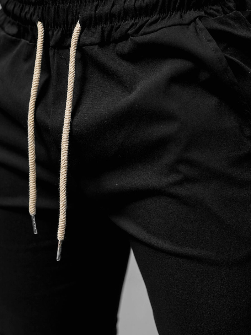 Pánske Chino Kraťasy Čierne OZONEE O/P4052